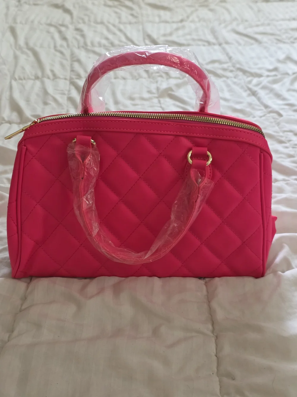 Tote&Carry Hot Pink Quilted Tote